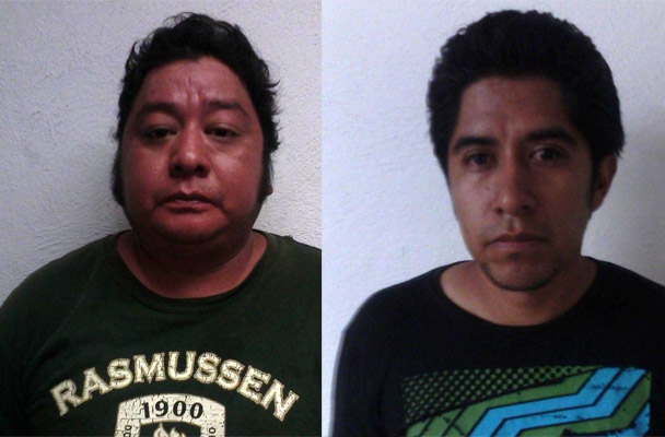 Detienen a dos sujetos por golpear a sus esposas