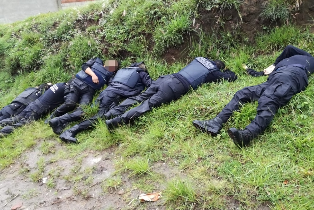 Seís policías ejecutados en Amozoc acusaron anomalías en el Ayuntamiento