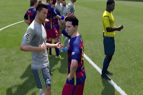 Messi y Cristiano Ronaldo se pelean en la cancha…