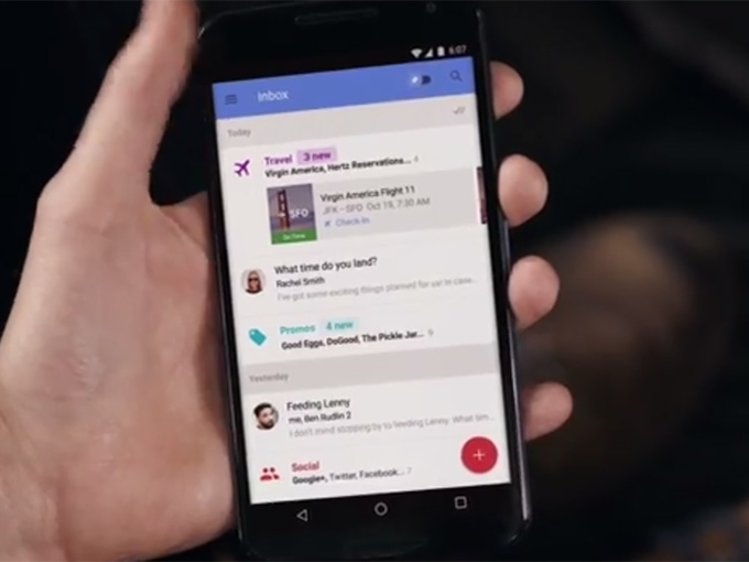 Google lanza Inbox, un nuevo sistema de correo electrónico