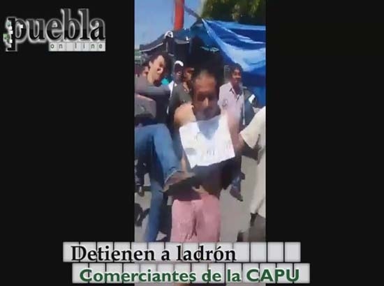 Comerciantes de la CAPU casi linchan a joven que robó unos tenis