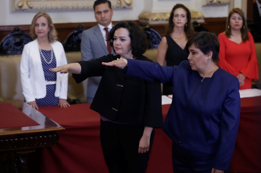 Lourdes Rosales rinde protesta como secretaria de Seguridad Pública de Puebla Capital