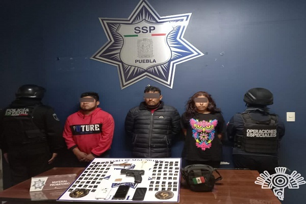 Narcomenudistas son capturados en Coronango