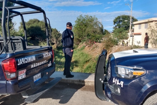 Hallan restos humanos embolsados en dren de Valsequillo en Tehuacán