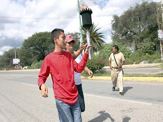Antorcha Guadalupana recorre el estado de Puebla