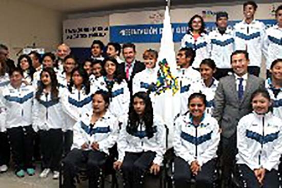 SEP abandera a Selección de Puebla rumbo a Olimpiada Nacional 2014