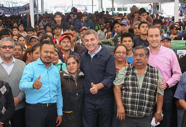 Tony Gali refrenda apoyo a comerciantes de la Central de Abasto