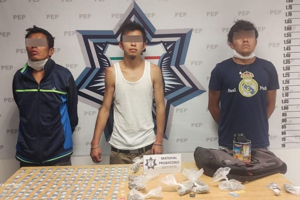 Narcomenudistas del grupo delictivo del “Pelón del Sur” son detenidos en Puebla