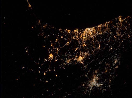 Así se ven los bombardeos entre Gaza e Israel desde el espacio