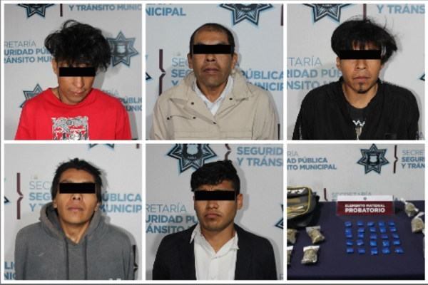 Cayeron narcomenudistas con más de 40 dosis de droga en Bosques de San Sebastián
