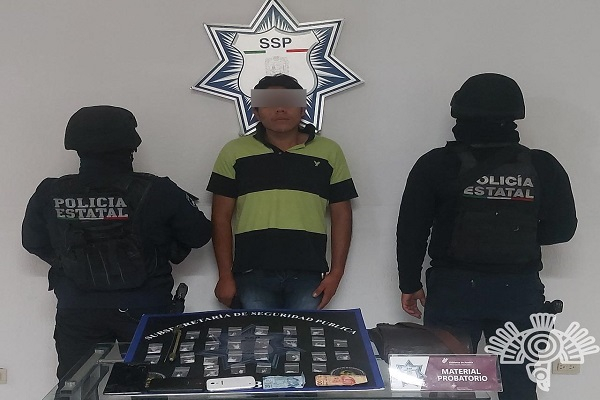 Narcovendedor de la banda de “El Pelón” fue asegurado en Guadalupe Hidalgo