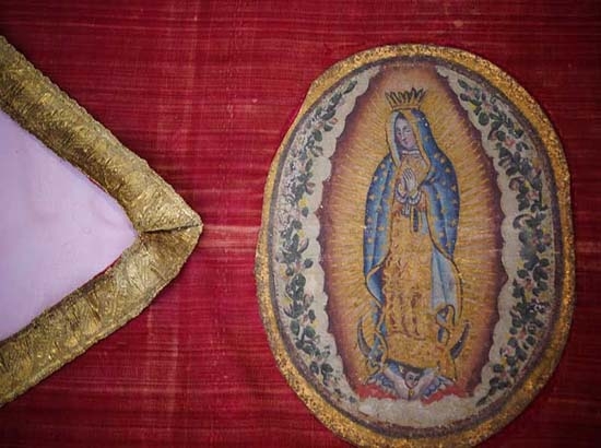INAH restaura estandarte mariano del siglo XVIII