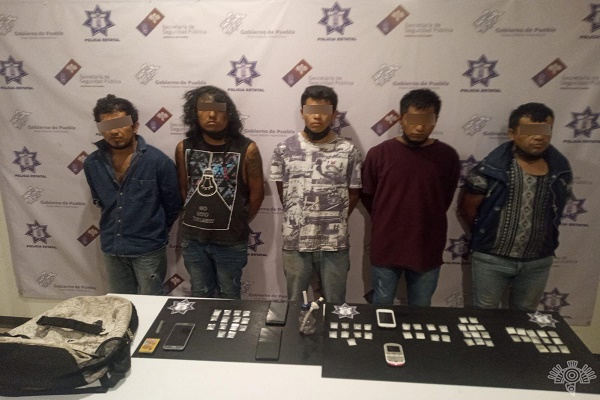 Asaltantes y vendedores de droga son atrapados en Ajalpan