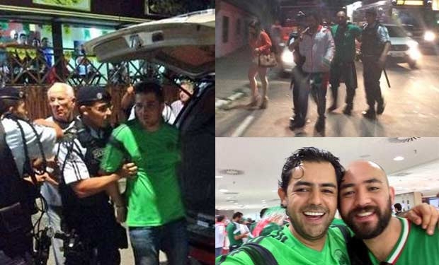 Mexicanos detenidos en Brasil salen de la cárcel pero sigue juicio