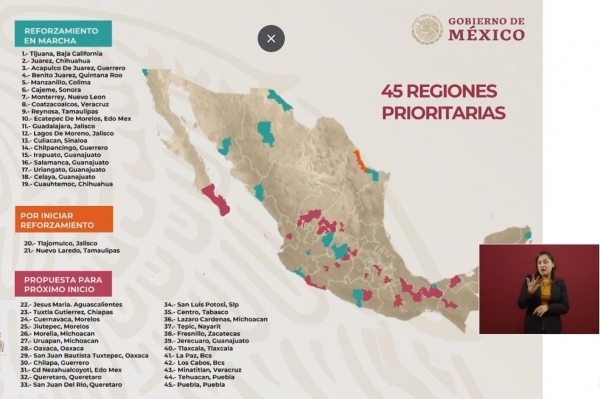 Puebla y Tehuacán entre las 45 regiones prioritarias de Guardia Nacional