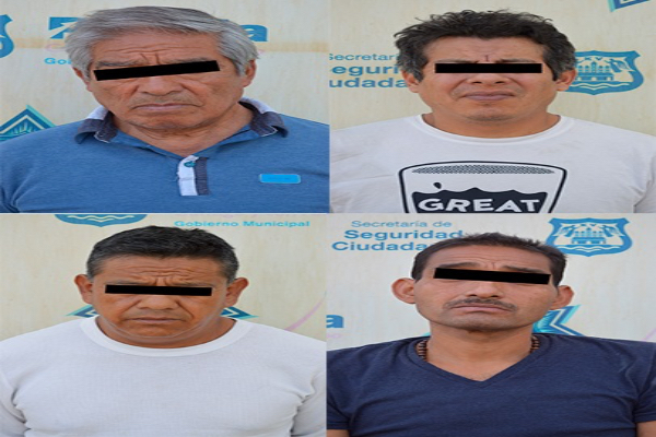 Captura policía municipal de Puebla a asaltantes de casa de empeño First Cash