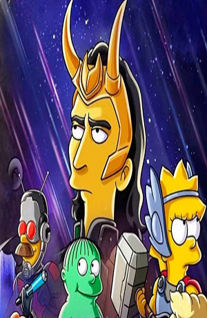 Los Simpson rinden homenaje a Loki