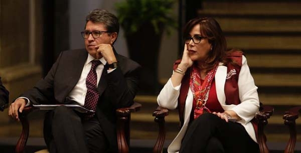“Que Dios la ayude”, dice Monreal a Yeidckol Polevnsky por elección en Puebla