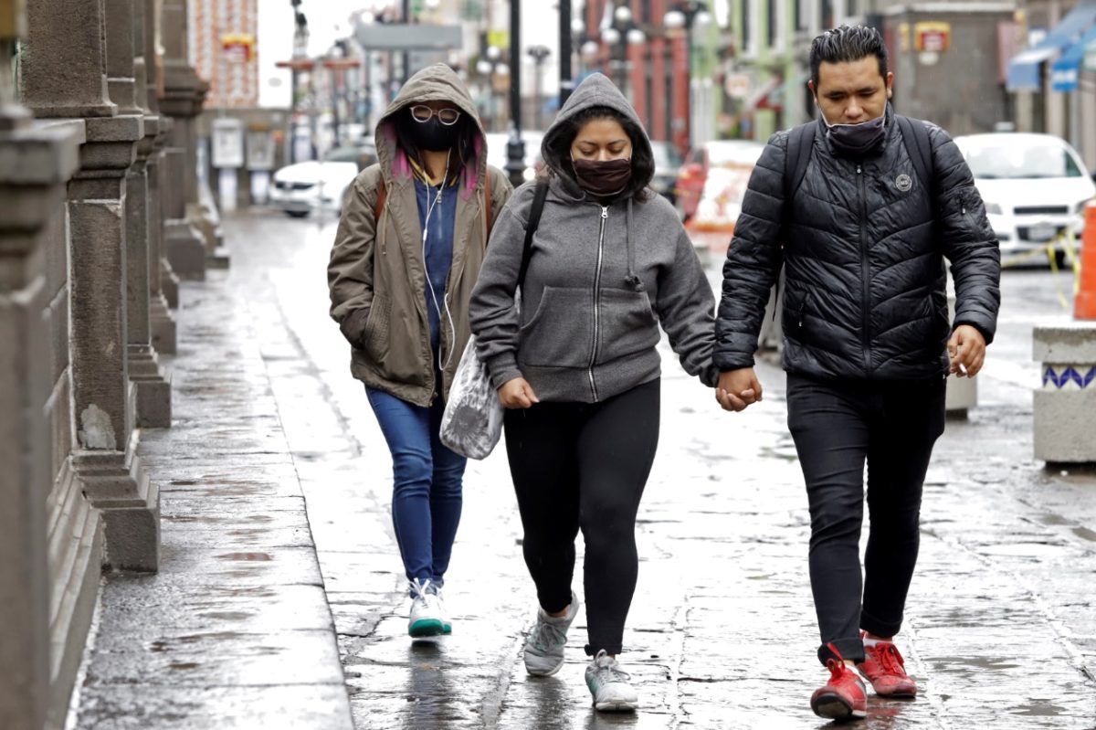 Frente Frío 4 baja temperatura en Puebla