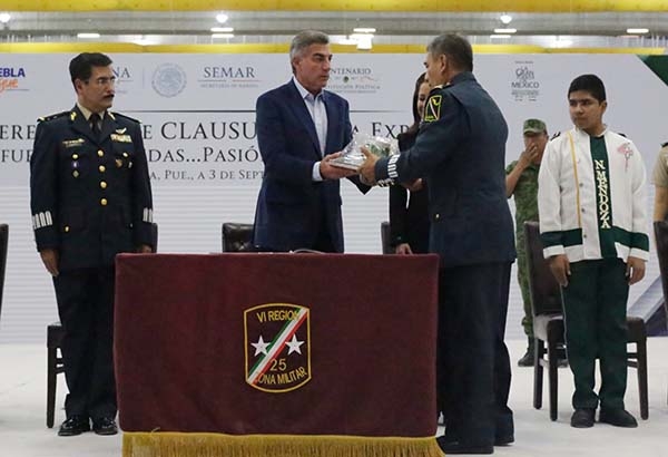 Más de 1 millón de visitantes tuvo la exposición de las Fuerzas Armadas en Puebla