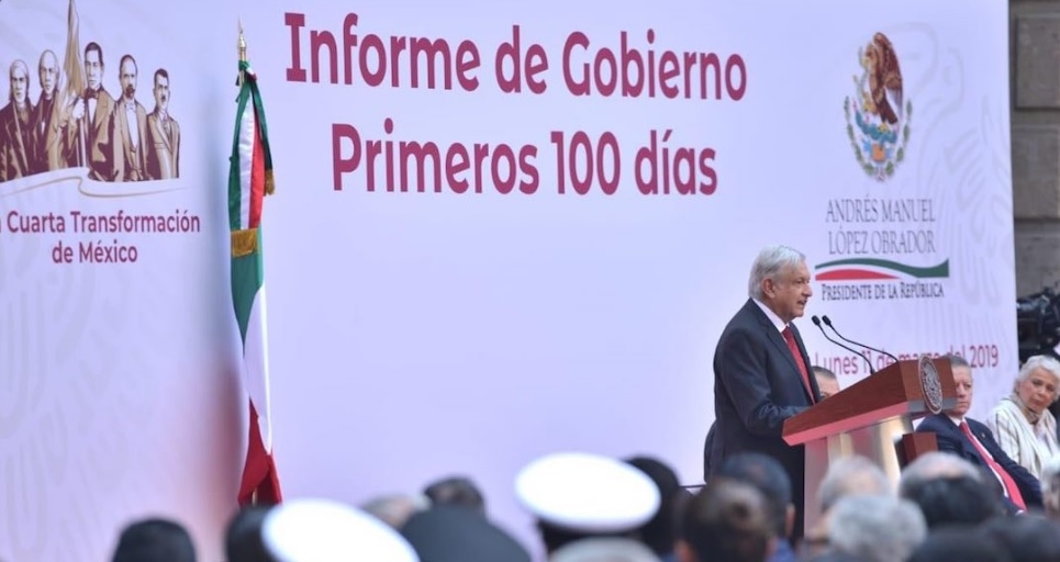 Guardia Nacional, extinción de demonio y combate a huachicol, destaca AMLO en sus primeros 100 días