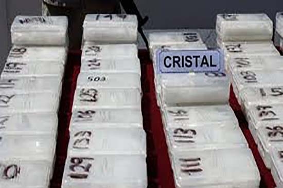 Ocultaban metanfetaminas por 2.5 mdd en barras de jabón