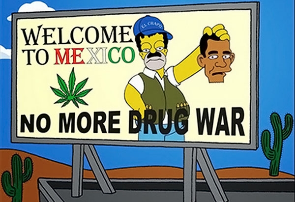 Transforman a “El Chapo” Guzmán en Homero Simpson