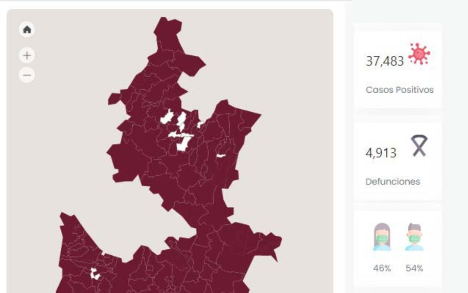 Los 15 municipios libres de Covid-19 (y muertes) de Puebla, según la SSA