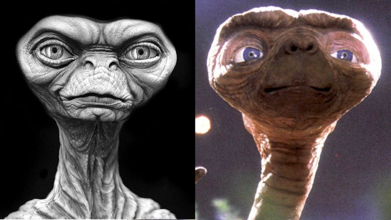 ET, Spilberg lo creó como extraterrestre de terror