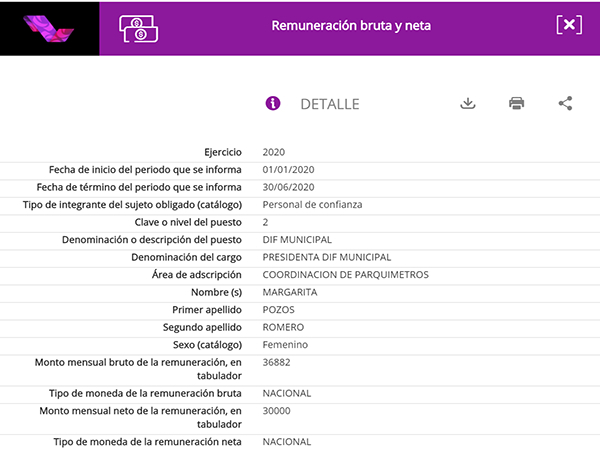 Por cargo honorífico gana 30 mil pesos la esposa del edil de Zacapoaxtla