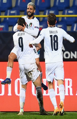 Italia se impuso 2-0 a Bosnia Herzegovina y está en la fase final de la NL