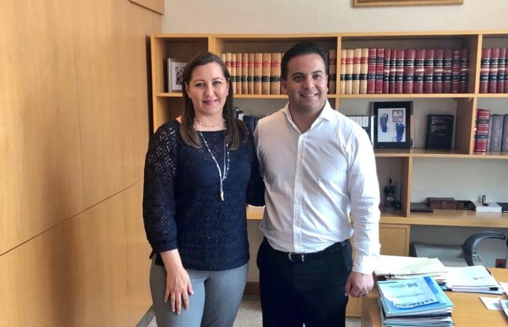 Martha Erika Alonso se reunió con el líder nacional del PAN