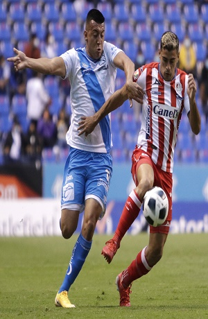 Club Puebla deja ir la victoria y sólo saca empate 2-2 ante San Luis