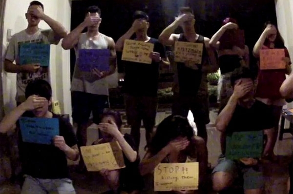 VIDEO: Estudiantes de Asia afirman #TodosSomosAyotzinapa