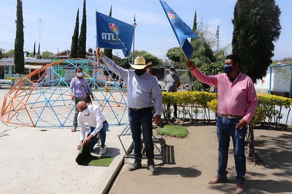 En Atlixco Guillermo Velázquez inaugura obras para beneficio de más de 3 mil familias