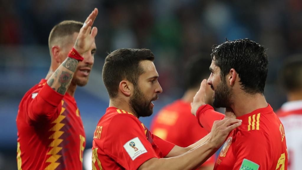 España igualó 2-2 con Marruecos y es primera de grupo