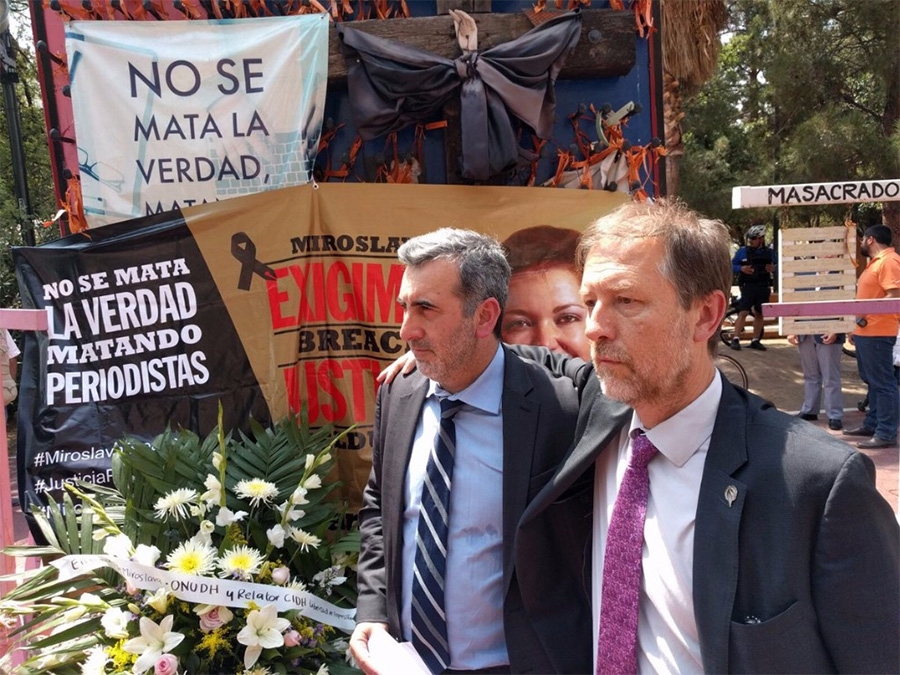 ONU se une a protesta en Chihuahua por asesinato de periodista