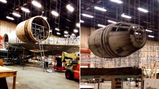 El Halcón Milenario calienta motores para Star Wars: Episode VII