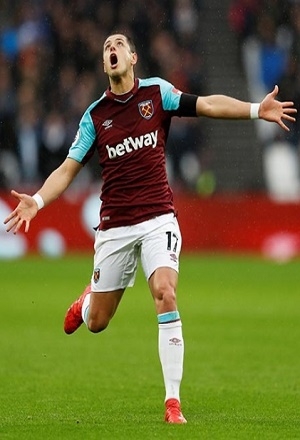Chicharito disfruta buen momento con el West Ham
