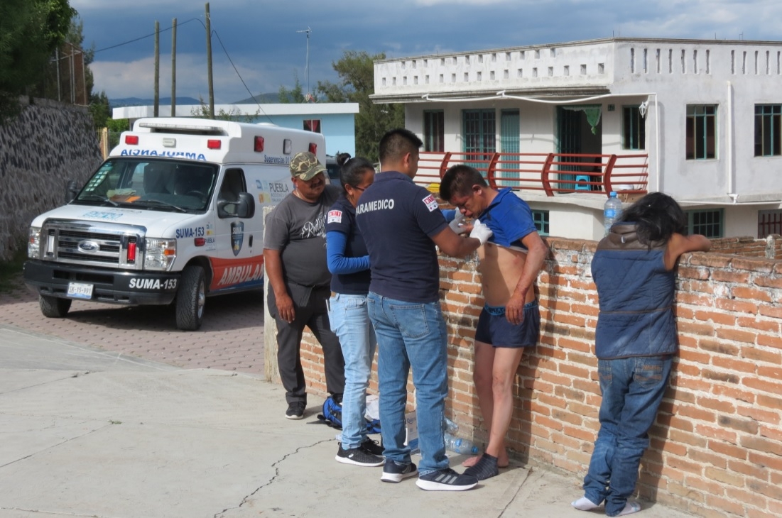 Evitan linchamiento en Tzicatlacoyan; cuatro presuntos ladrones detenidos