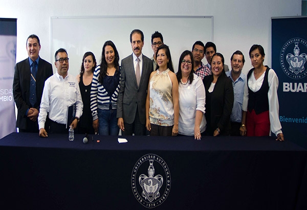 AEO realiza “Diálogos con el rector” con académicos del Complejo Regional Centro de la BUAP