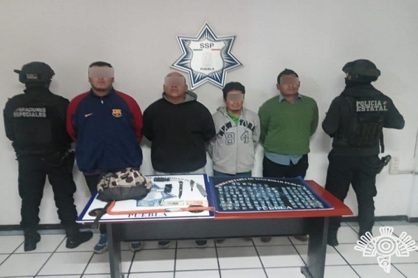 SSP detiene a “Los HR”, asaltantes de tiendas departamentales en Puebla