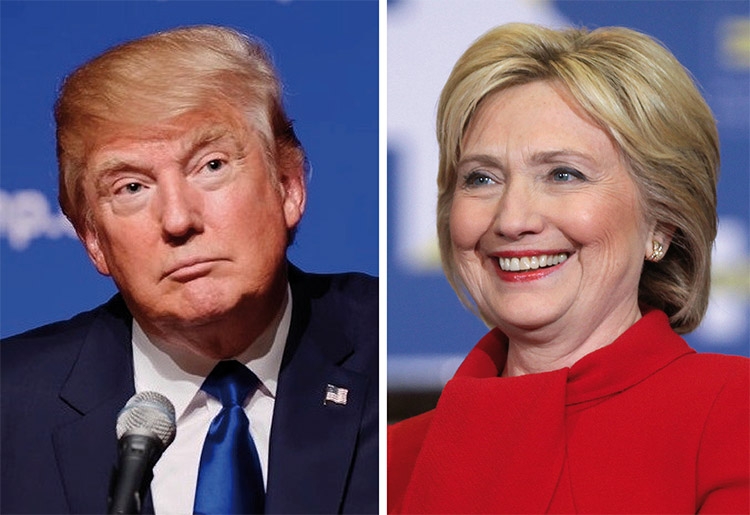 Empate técnico entre Clinton y Trump por presidencia de EU