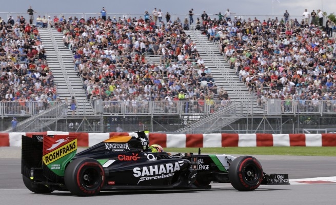 Checo Pérez sufrió accidente en el GP de Canadá