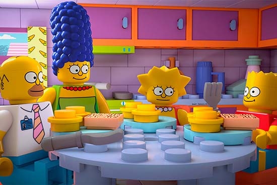 Lanzan tráiler de “Los Simpson” convertidos en Lego