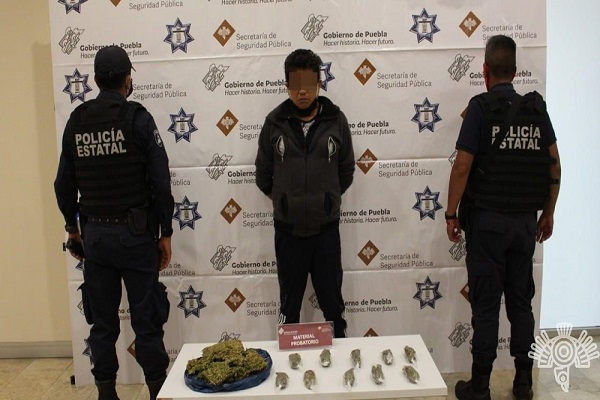 Capturan a “El Pelón” con dos kilos de marihuana en Mayorazgo