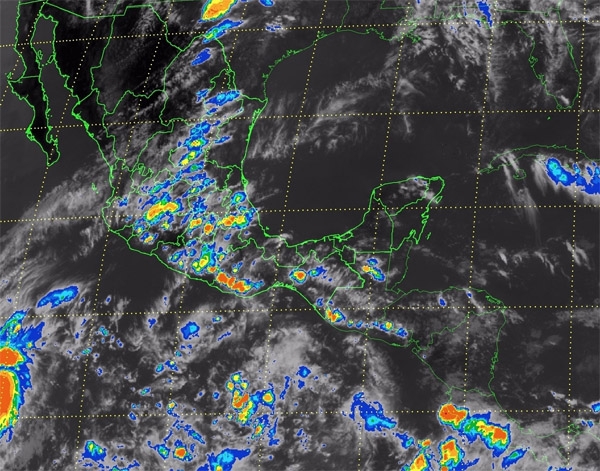 Alerta en el Pacífico por huracán Amanda; en Puebla lluvias fuertes