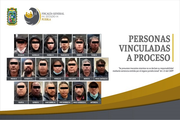Implicados en robo al sindicato del Ayuntamiento de Puebla son vinculados a proceso