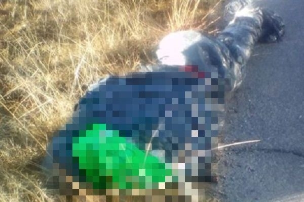 Hallan cadáver embolsado en Lara Grajales