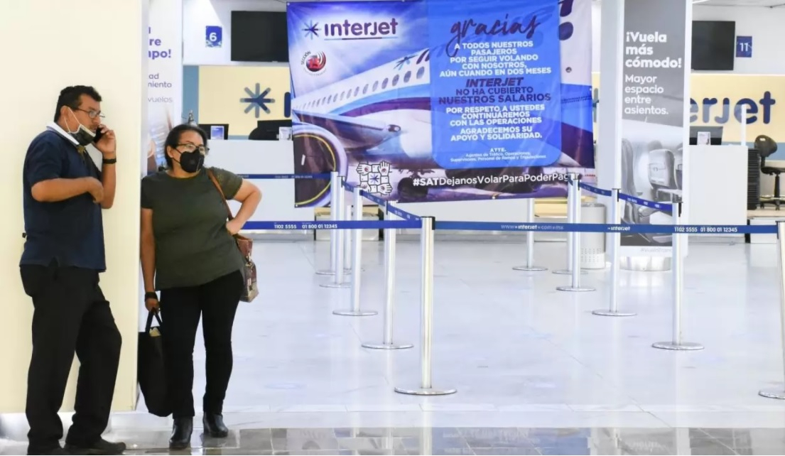 Interjet suspende operaciones lo que resta de 2020